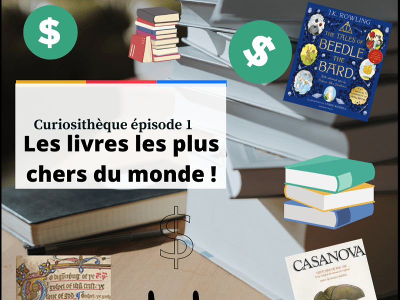 [AUDIO] La curiosithèque ép1: Les livres les plus chers au&nbsp;monde