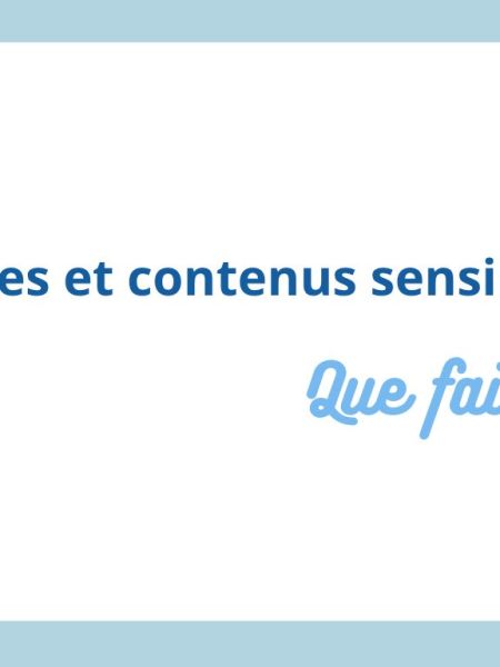 Livre et contenu sensible : Que peut-on faire&nbsp;?